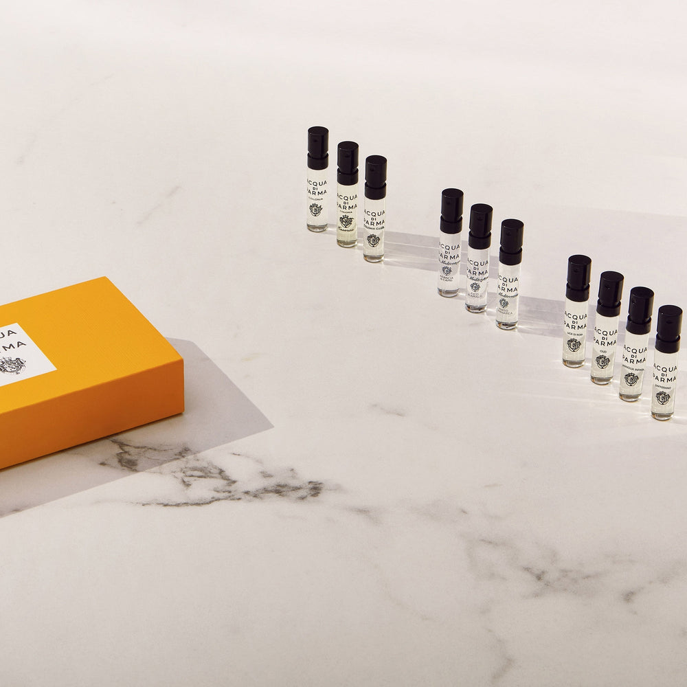 Acqua di Parma coffret Sélection – Colonia, Blu Mediterraneo et Signatures of the Sun