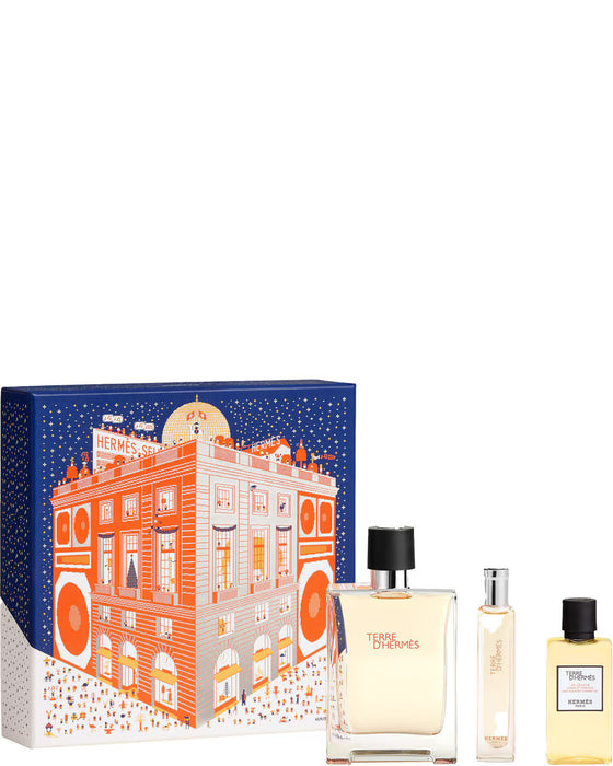 Hermès Terre d'Hermès - Coffret eau de toilette fêtes de fin d'année-Parfumerie Olara-1