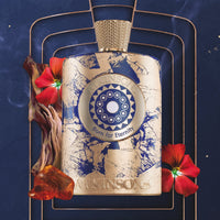 Atkinsons Born for Eternity et ses notes : encens, coriandre, safran, géranium, cardamome, baies roses, oud, praliné, akigalawood, ambre, cuir