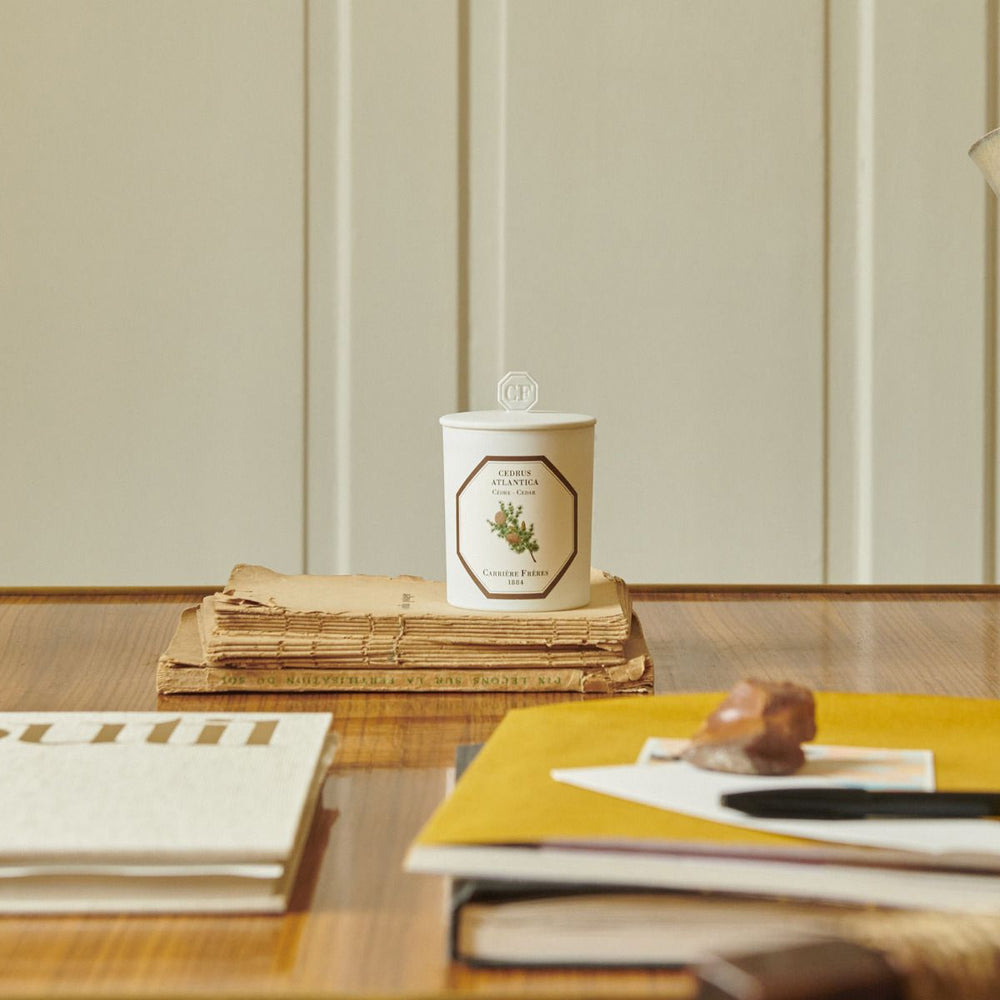 Carrière Frères - Couvercle en Porcelaine pour Bougie