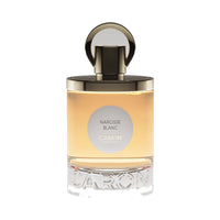 Narcisse Blanc - Eau de parfum de Caron, flacon sur fond blanc