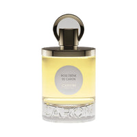 Rose Ébène - Eau de parfum de Caron, flacon sur fond blanc