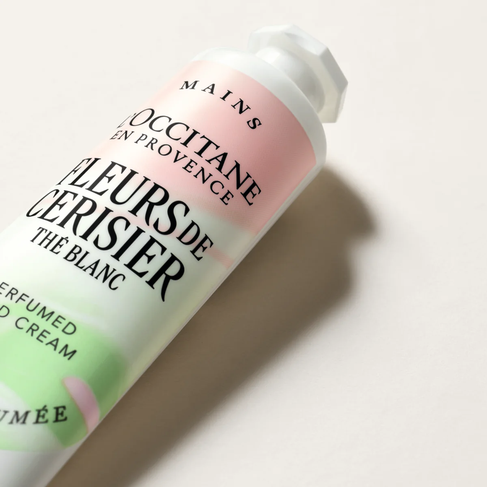 L'Occitane - Fleurs de Cerisier Thé Blanc Crème Mains Parfumée 30 ml