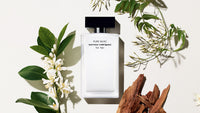 Narciso Rodriguez for her pure musc et ses notes : fleur d’oranger, jasmin, cœur de musc, cashmeran boisé