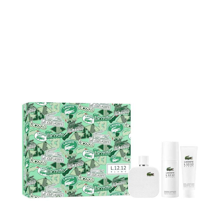 Lacoste L.12.12 Blanc - Eau De Toilette-Parfumería Set de Regalo Olara-1