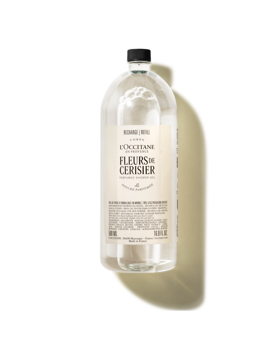 L'Occitane Recharge Gel Douche parfumé Fleurs de Cerisier 500ml