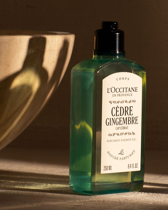 L'Occitane Gel Douche Cèdre Gingembre (Cap Cédrat)-Parfumerie Olara-3