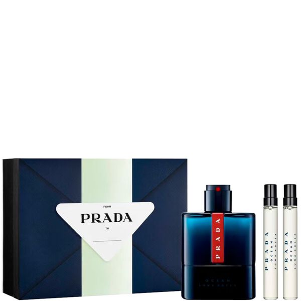 Prada Luna Rossa Ocean - Eau de toilette set-Olara profumeria-1