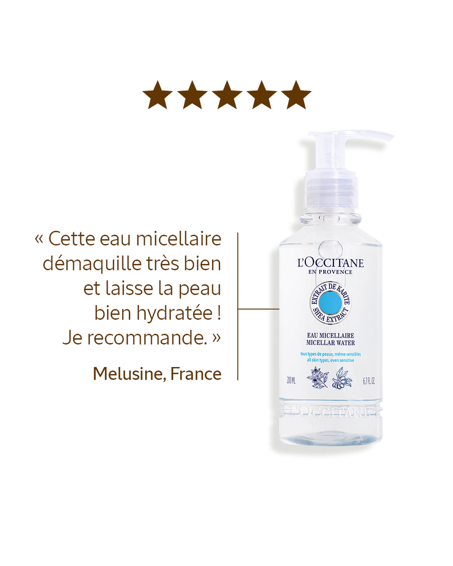 L'Occitane Eau Micellaire Visage Karité 200ml
