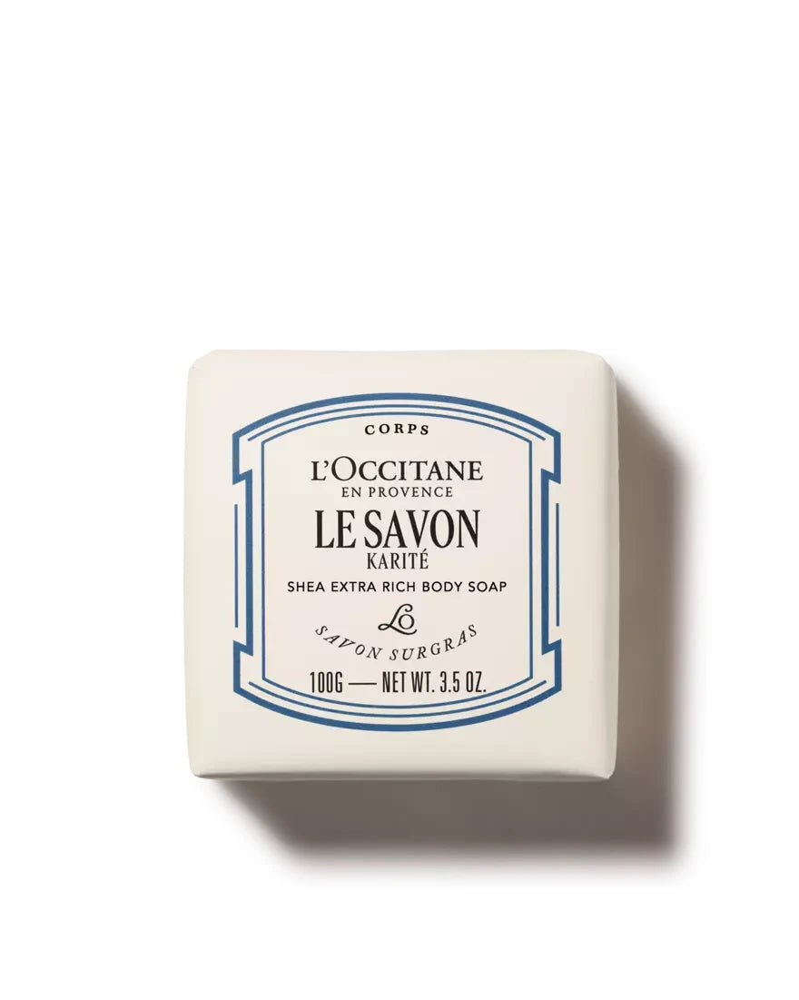 L'Occitane Savon Surgras Karité 100 g, nouveau packaging