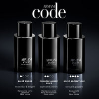 Agua de perfume Armani Code