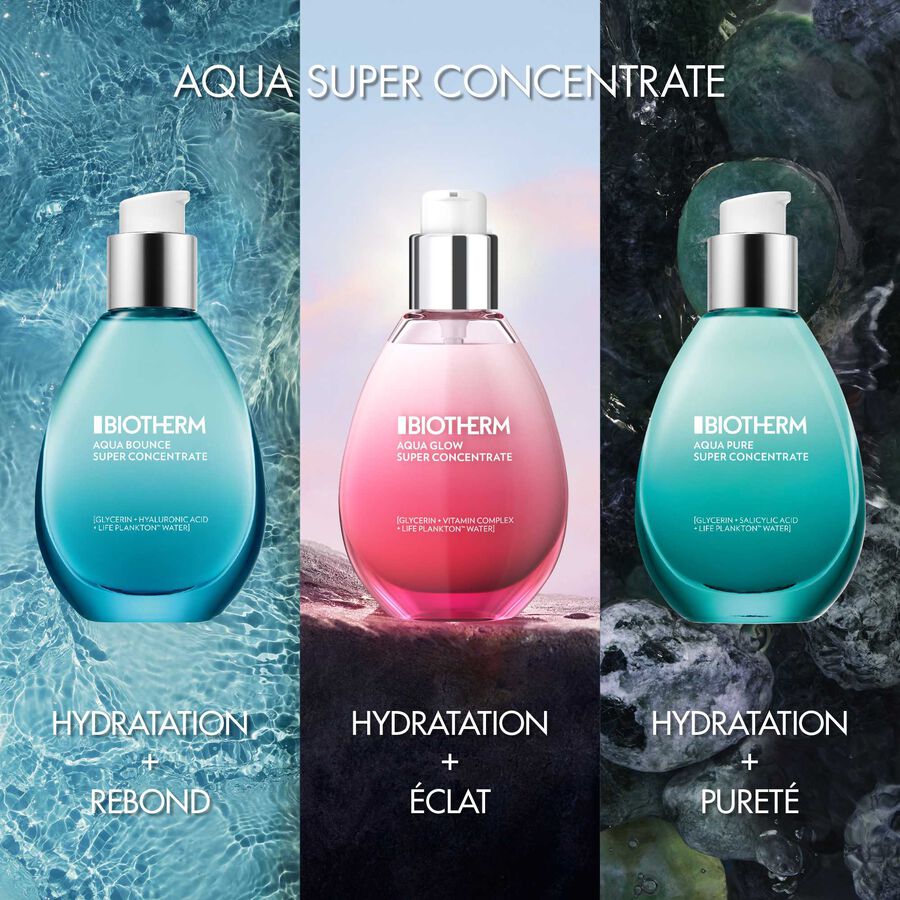Biotherm - AQUA BOUNCE SUPER CONCENTRATE Gel hydratation + rebond à l'acide hyaluronique 50 ml