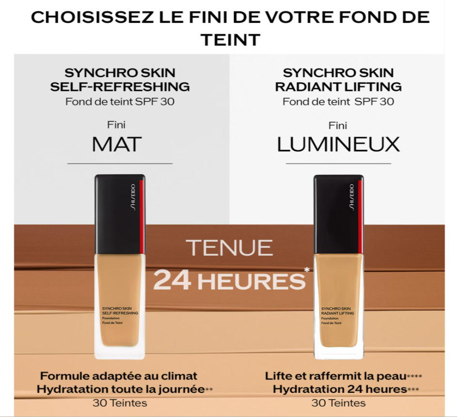 Shiseido Synchro Skin Radiant Lifting SPF30 - Foundation