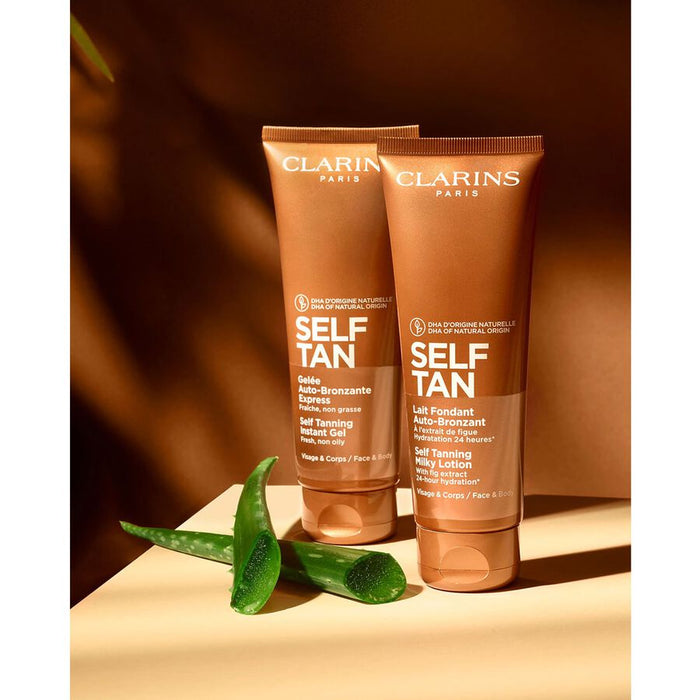 Clarins Self Tan Lait Fondant - Auto-Bronzant Visage & Corps