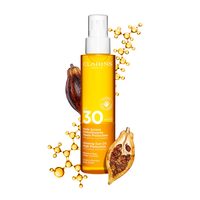 Clarins Huile Solaire Embellissante Haute Protection Corps SPF30