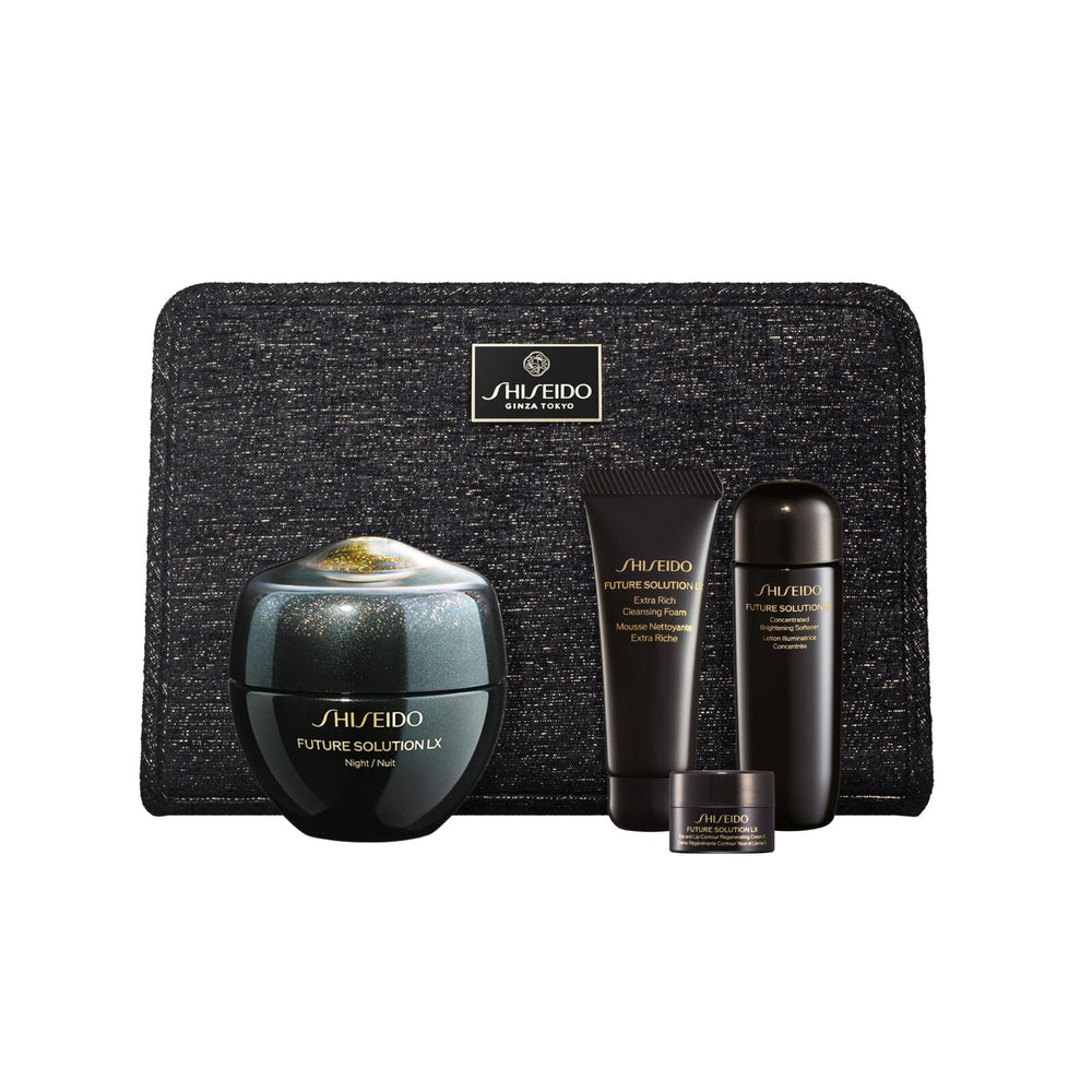 Coffret Shiseido Future Solution LX Total Regenerating Cream 50 ml avec trousse et 3 miniatures