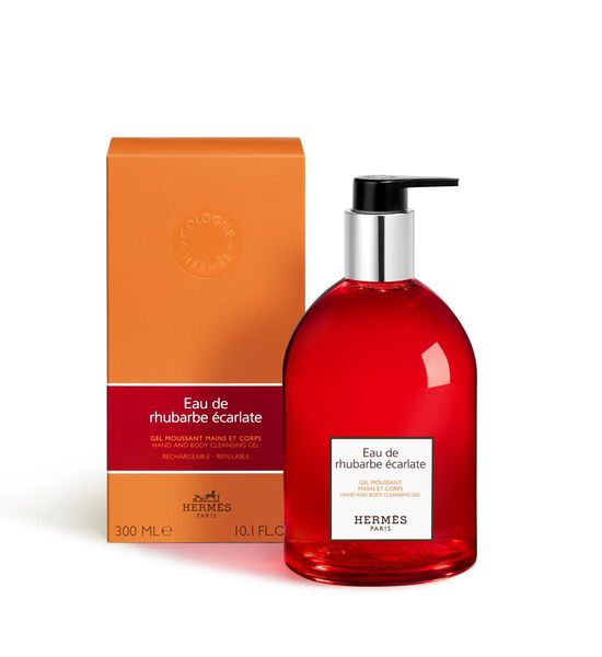 Hermès Eau de Rhubarbe Écarlate - Gel Moussant Mains et Corps 300 ml