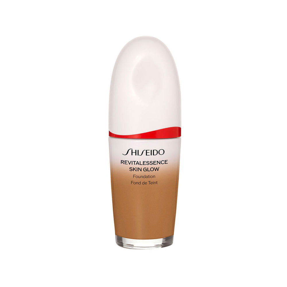 Shiseido Revitalessence Skin Glow - Fond de Teint Soin – 420 Bronze