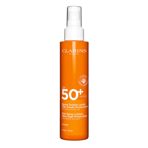Clarins Spray Solaire Lacté Très Haute Protection Corps SPF50+-Parfumerie Olara-1 