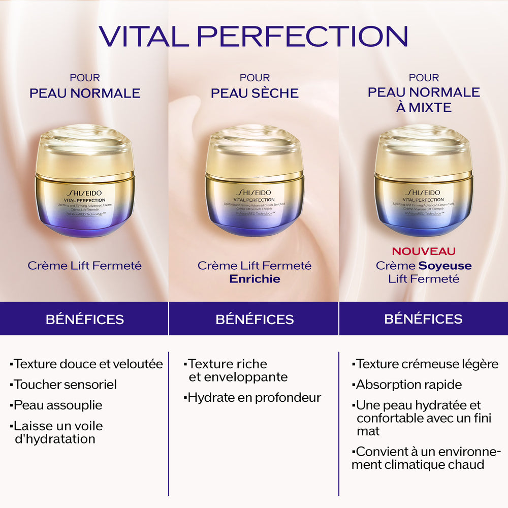 Shiseido Vital Perfection Crème Soyeuse Lift Fermeté