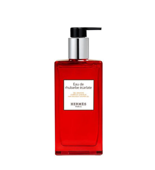 Hermès Eau de Rhubarbe Écarlate - Gel Douche Corps et Cheveux 200 ml-Parfumerie Olara-1