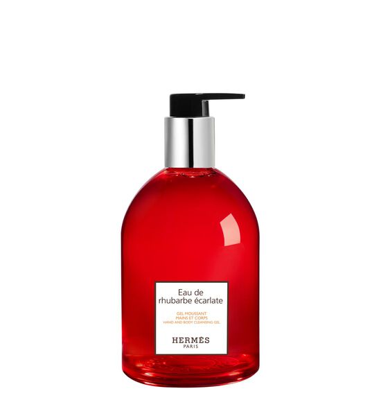 Hermès Eau de Rhubarbe Écarlate - Gel Moussant Mains et Corps 300 ml-Parfumerie Olara-1