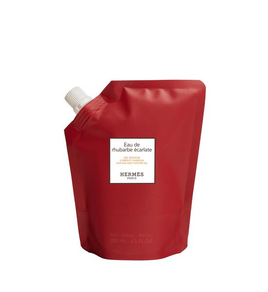 Hermès Eau de Rhubarbe Écarlate - Gel douche recharge 200ml-Parfumerie Olara-1
