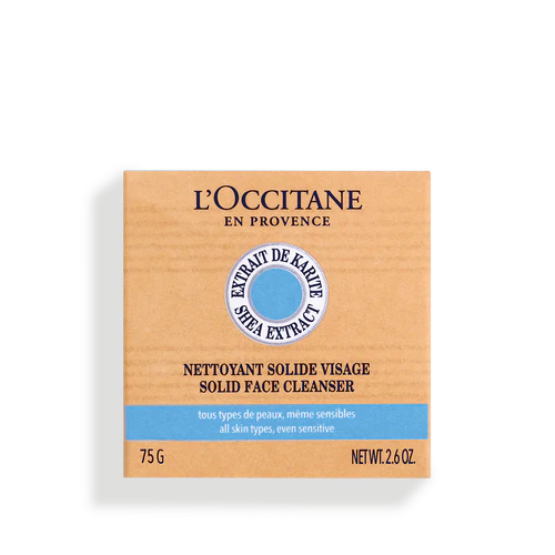 L'Occitane Karite Visage Nettoyant Solide 75g-Parfumerie Olara-1 