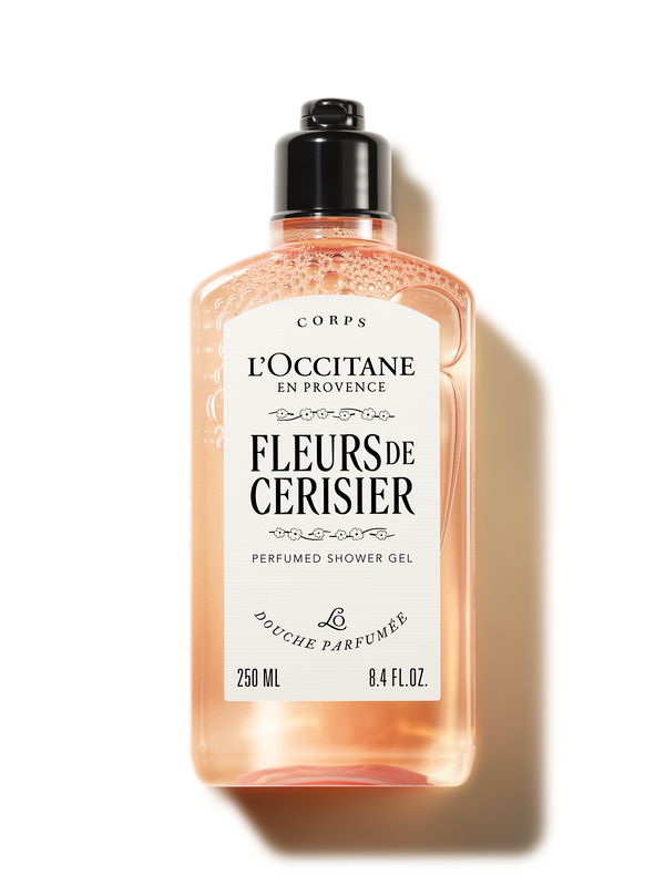 L'Occitane Gel Douche parfumé Fleurs de Cerisier-Parfumerie Olara-1