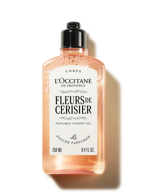 L'Occitane Gel Douche parfumé Fleurs de Cerisier-Parfumerie Olara-1