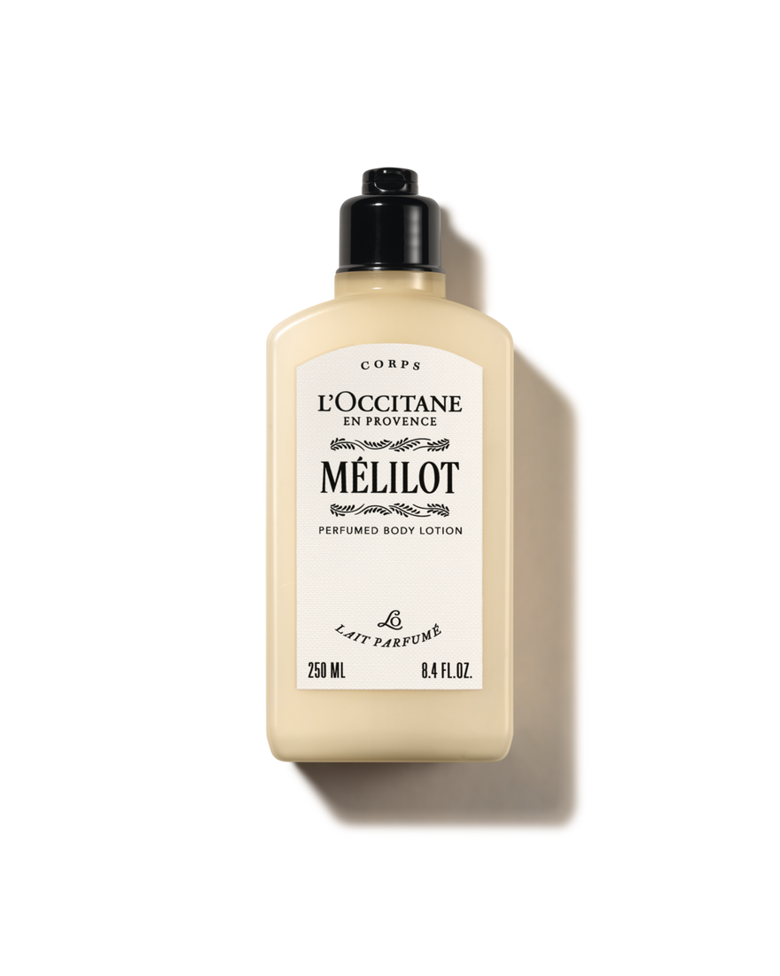 L'Occitane Lait Corps parfumé Mélilot 250ml-Parfumerie Olara-1