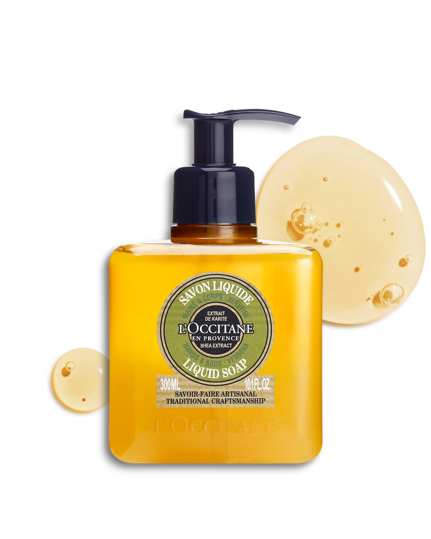 L'Occitane Savon Liquide Mains & Corps Karité Verveine-Parfumerie Olara-1 