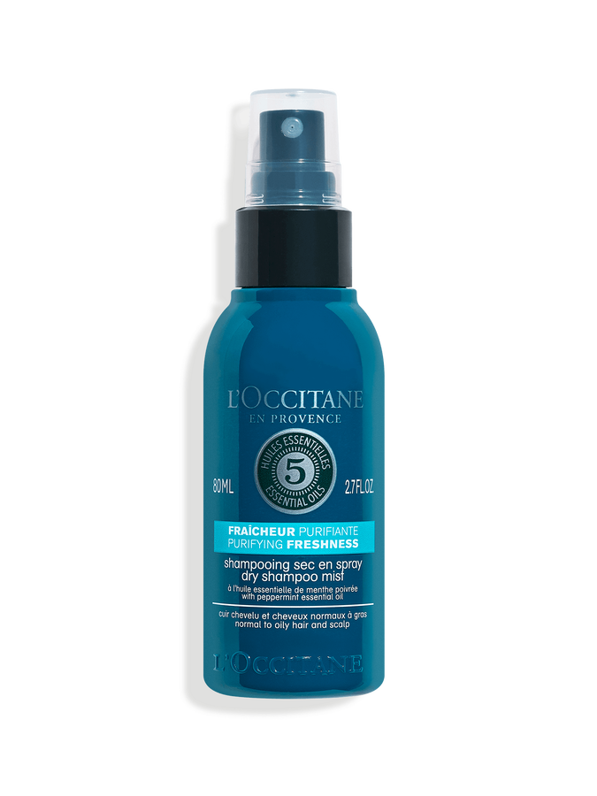 L'Occitane Shampooing Sec en Spray Fraîcheur Purifiante-Parfumerie Olara-1 