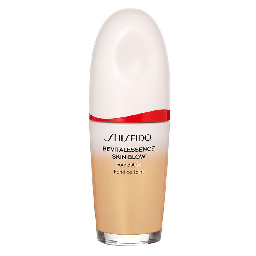 Shiseido Revitalessence Skin Glow - Fond de Teint Soin-340 Oak-Parfumerie Olara-1