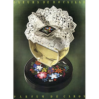 Affiche d’archive Caron pour Fleurs de Rocaille