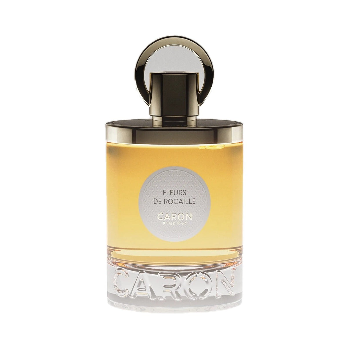 Fleurs de Rocaille - Parfum de Caron, flacon sur fond blanc