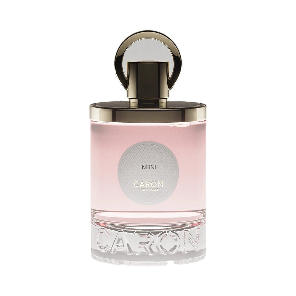 Infini - Eau de parfum de Caron, flacon sur fond blanc