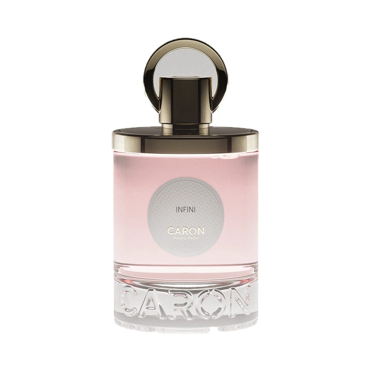 Infini - Eau de parfum de Caron, flacon sur fond blanc