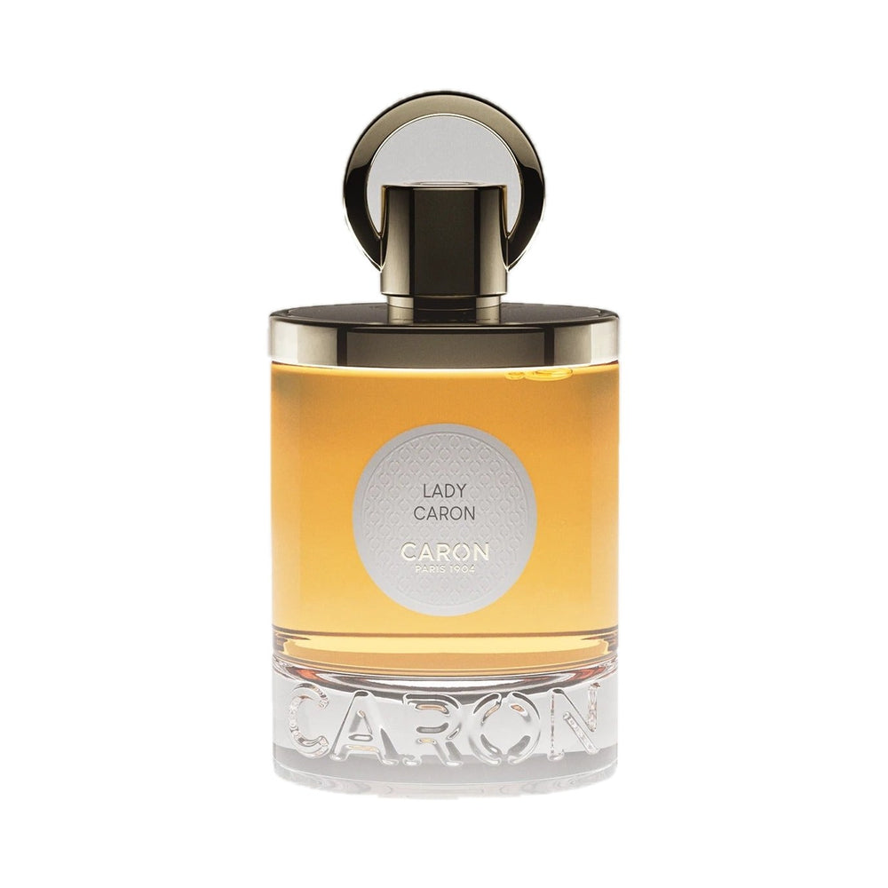 Lady Caron - Eau de parfum de Caron, flacon sur fond blanc
