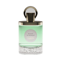 Muguet du Bonheur - Eau de toilette de Caron, flacon sur fond blanc