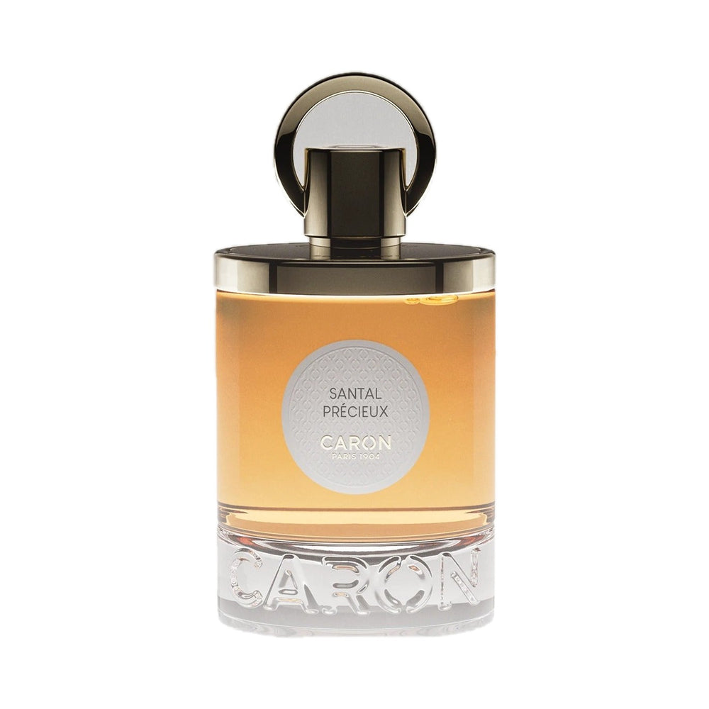 Santal Précieux - Eau de parfum de Caron, flacon sur fond blanc