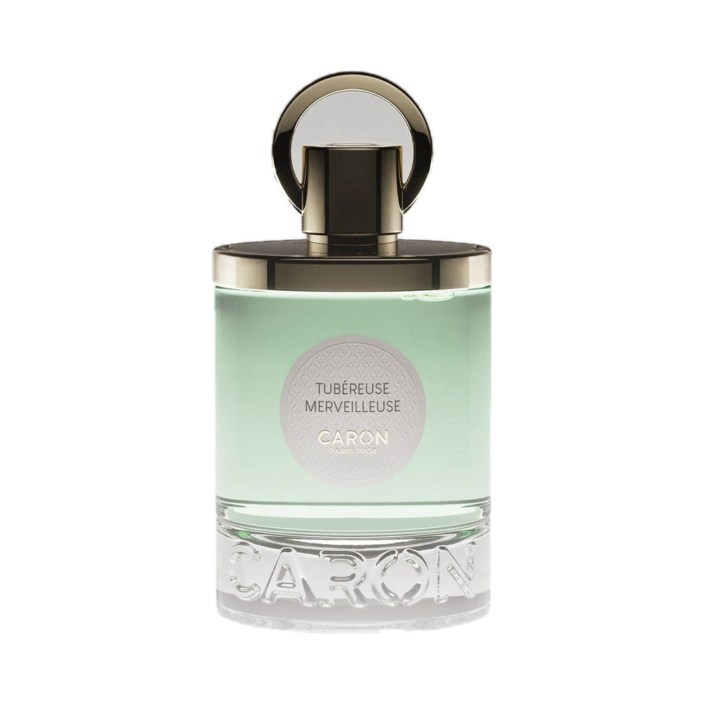 Tubéreuse Merveilleuse - Eau de parfum de Caron, flacon sur fond blanc