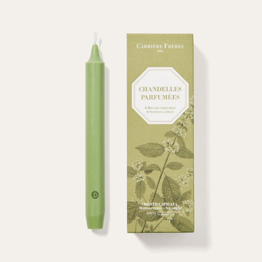 Carrière Frères - Chandelles Parfumées Menthe Verte
