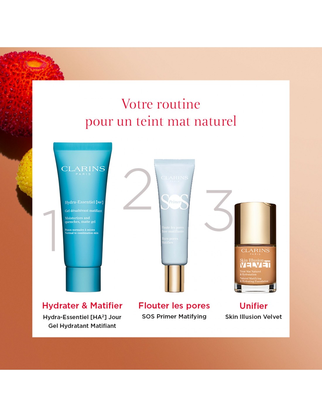Clarins - SOS Primer base matifiante Floute les pores-Parfumerie Olara-1