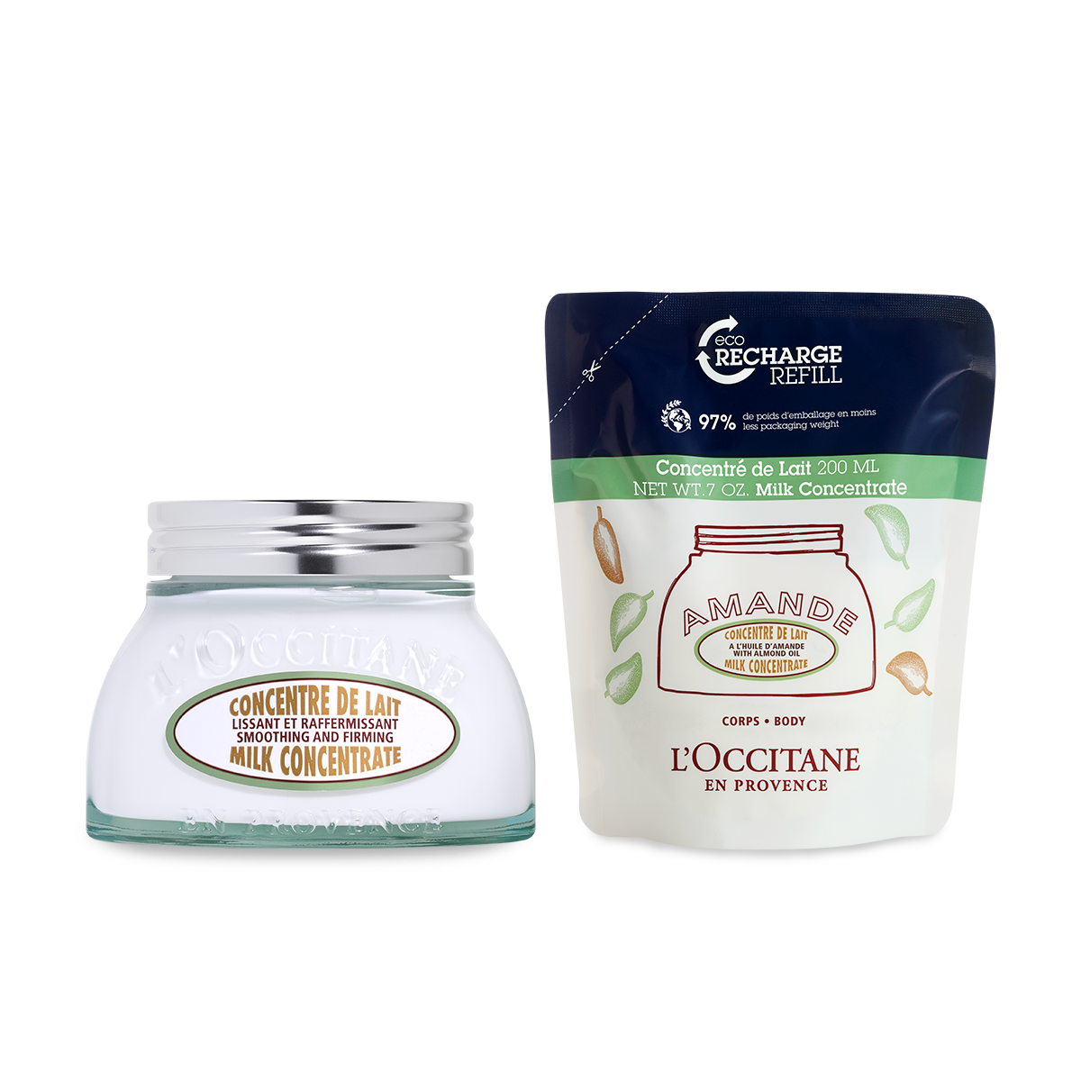 L'Occitane Concentré de Lait - Recharge 200ml