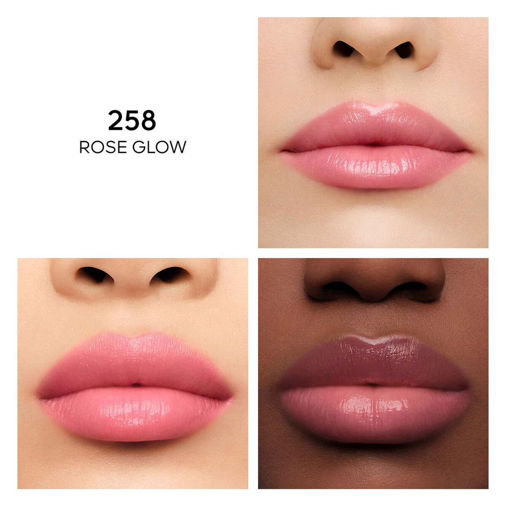 Guerlain KissKiss Bee Glow 258 Rose Glow, porté