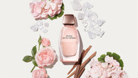 Narciso Rodriguez all of me et ses notes : pivoine blanche, géranium bourbon, rose centifolia, cœur de musc, bois de santal