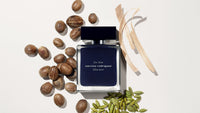 Narciso Rodriguez for him bleu noir et ses notes : noix de muscade, cardamome, cœur de musc, cèdre bleu de l’Atlas, ébène