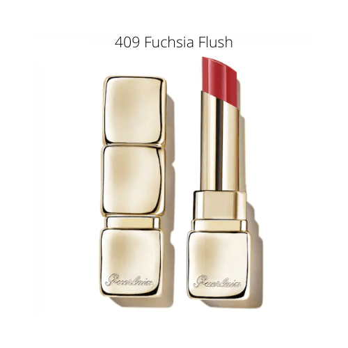 Guerlain KissKiss Shine Bloom - 409 Fuchsia Flush-Parfumerie Olara-1