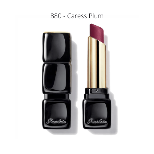Guerlain KissKiss Tender Matte - 880 Caress Plum-Parfumerie Olara-1